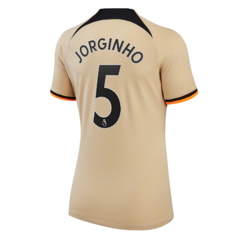 Chelsea Jorginho #5 Tredjedrakt Kvinner 2022-23 Kortermet Chelsea Jorginho #5 Tredjedrakt Kvinner 2022-23 Kortermet